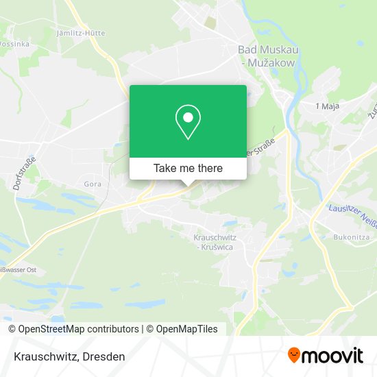 Карта Krauschwitz