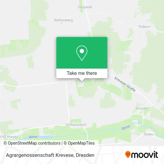 Карта Agrargenossenschaft Krevese