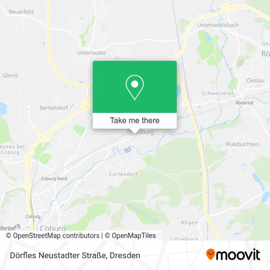 Карта Dörfles Neustadter Straße
