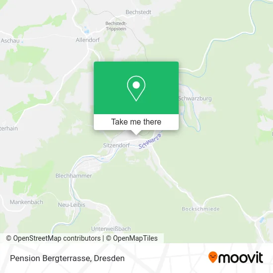 Карта Pension Bergterrasse