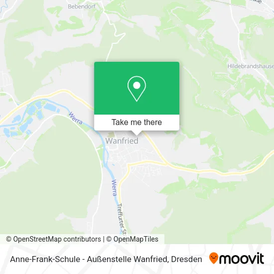 Карта Anne-Frank-Schule - Außenstelle Wanfried