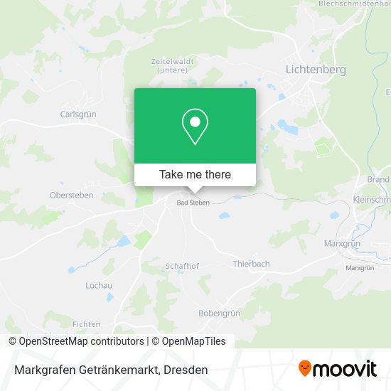 Карта Markgrafen Getränkemarkt