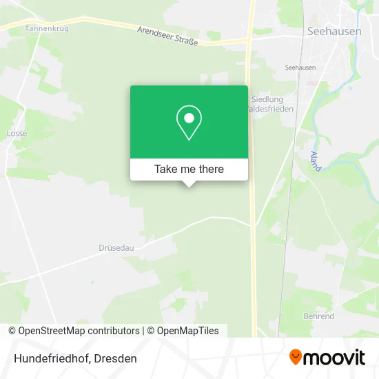 Карта Hundefriedhof