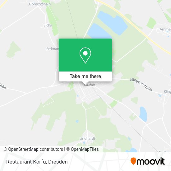 Карта Restaurant Korfu