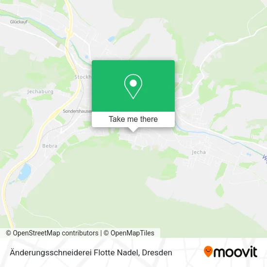 Карта Änderungsschneiderei Flotte Nadel