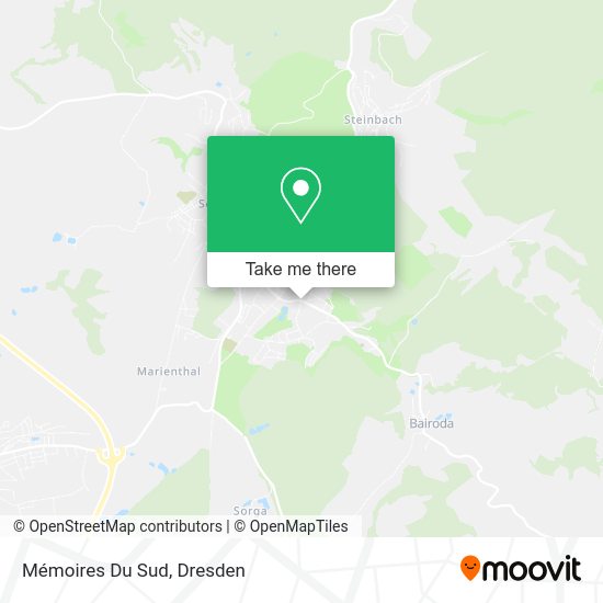 Карта Mémoires Du Sud
