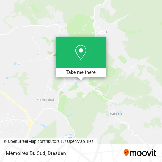 Карта Mémoires Du Sud