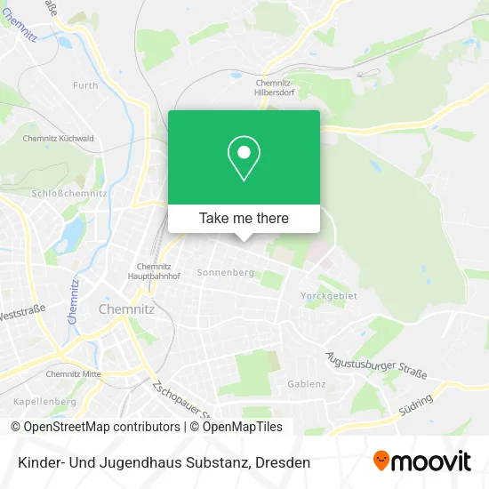 Карта Kinder- Und Jugendhaus Substanz