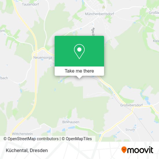 Карта Küchental