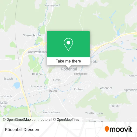 Rödental map