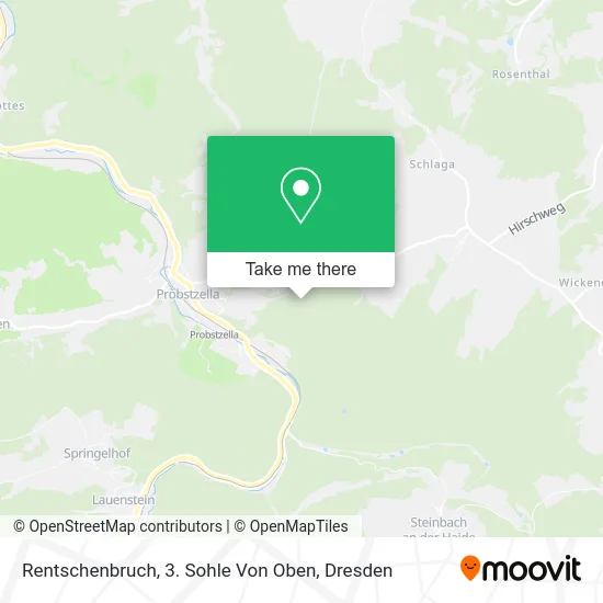 Карта Rentschenbruch, 3. Sohle Von Oben