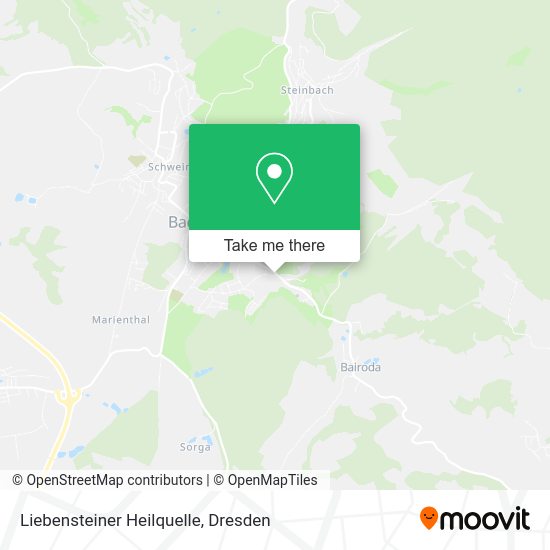 Карта Liebensteiner Heilquelle