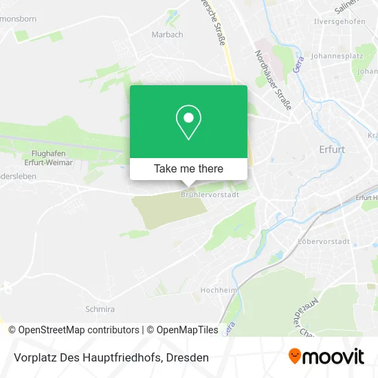 Карта Vorplatz Des Hauptfriedhofs