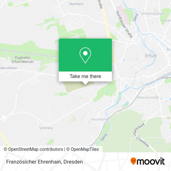 Карта Französicher Ehrenhain