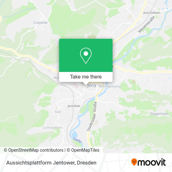 Карта Aussichtsplattform Jentower