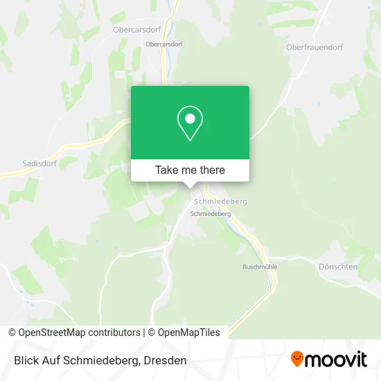 Карта Blick Auf Schmiedeberg