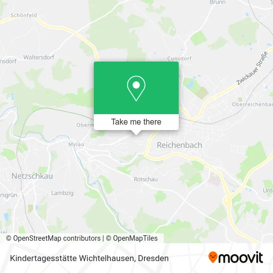 Карта Kindertagesstätte Wichtelhausen