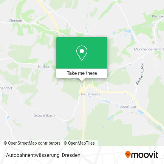 Карта Autobahnentwässerung