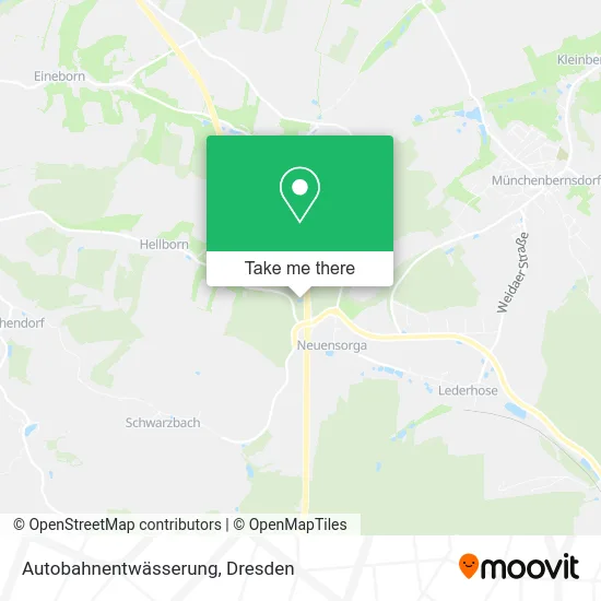 Карта Autobahnentwässerung