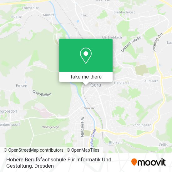 Карта Höhere Berufsfachschule Für Informatik Und Gestaltung