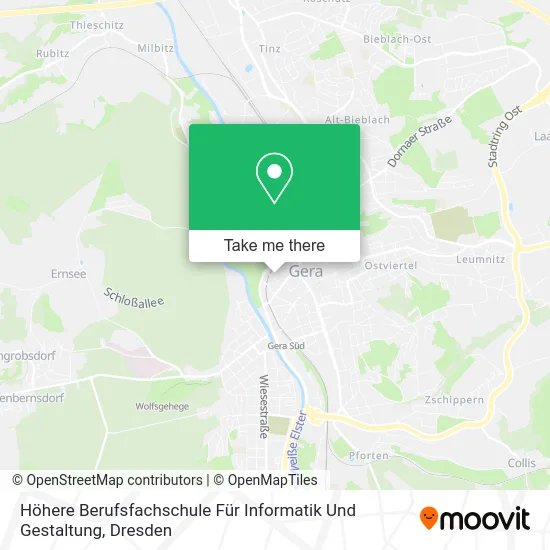 Карта Höhere Berufsfachschule Für Informatik Und Gestaltung
