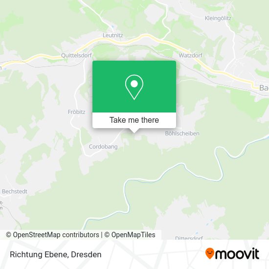 Карта Richtung Ebene