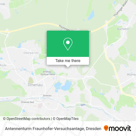 Карта Antennenturm Fraunhofer-Versuchsanlage