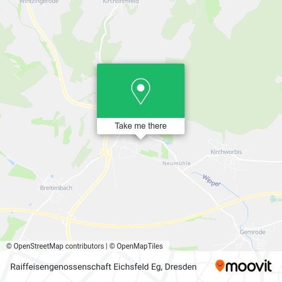 Карта Raiffeisengenossenschaft Eichsfeld Eg