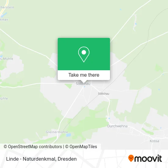 Карта Linde - Naturdenkmal