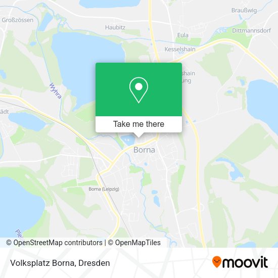 Карта Volksplatz Borna