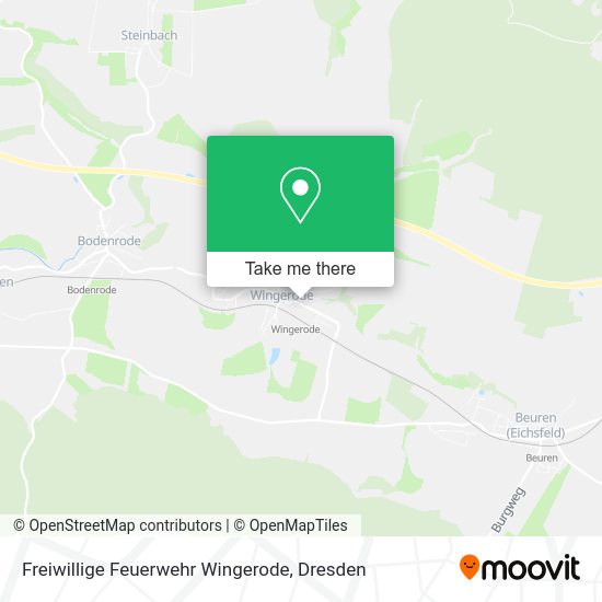 Карта Freiwillige Feuerwehr Wingerode