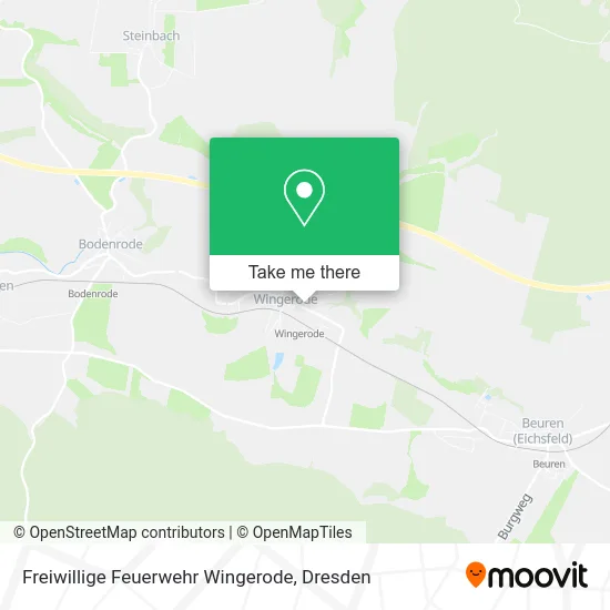 Карта Freiwillige Feuerwehr Wingerode