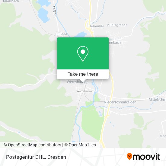 Карта Postagentur DHL