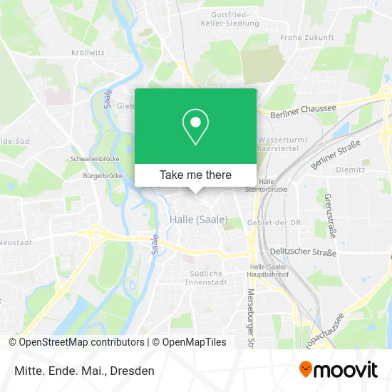 Карта Mitte. Ende. Mai.