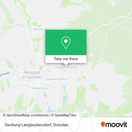 Siedlung Langburkersdorf map