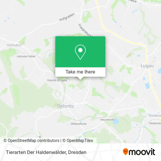 Карта Tierarten Der Haldenwälder