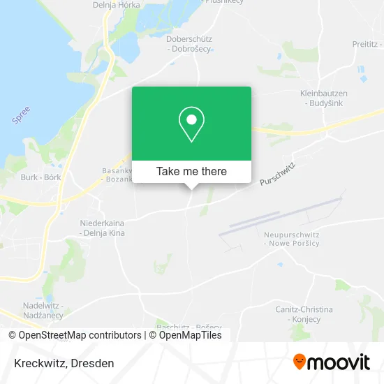 Карта Kreckwitz