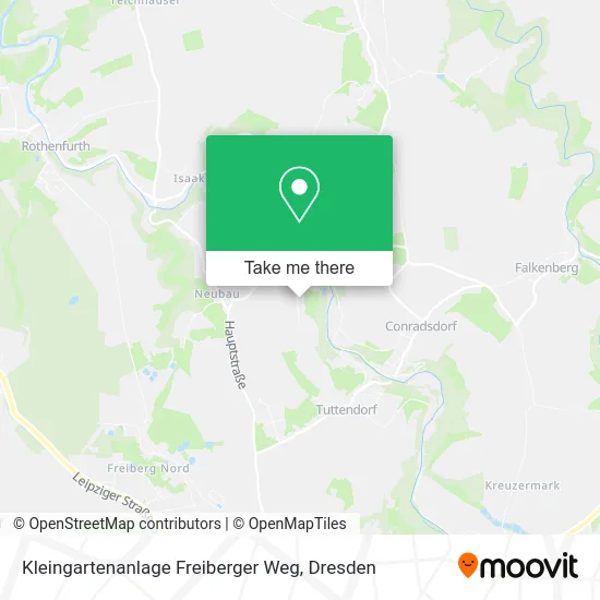 Карта Kleingartenanlage Freiberger Weg
