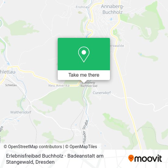 Карта Erlebnisfreibad Buchholz - Badeanstalt am Stangewald
