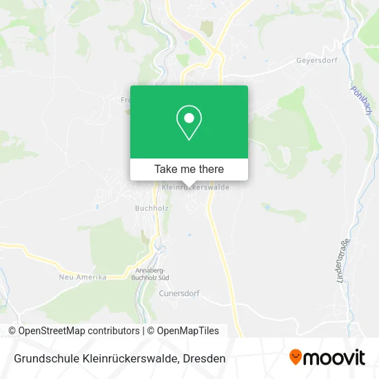 Карта Grundschule Kleinrückerswalde