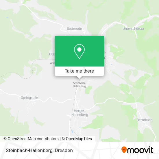Карта Steinbach-Hallenberg