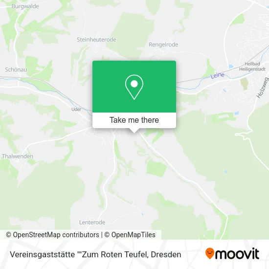 Карта Vereinsgaststätte ""Zum Roten Teufel