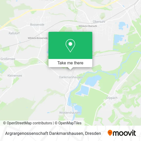 Карта Argrargenossenschaft Dankmarshausen