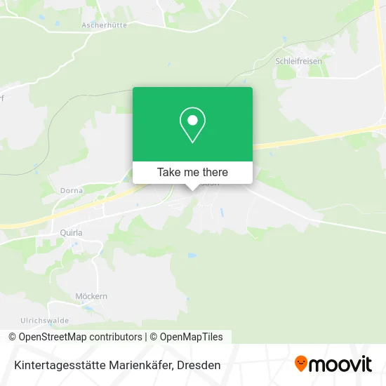 Карта Kintertagesstätte Marienkäfer