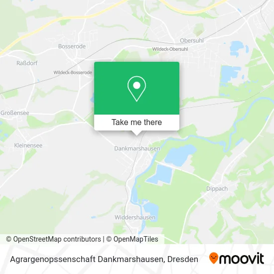 Карта Agrargenopssenschaft Dankmarshausen
