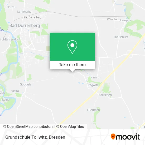 Карта Grundschule Tollwitz