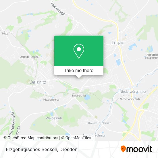 Карта Erzgebirgisches Becken