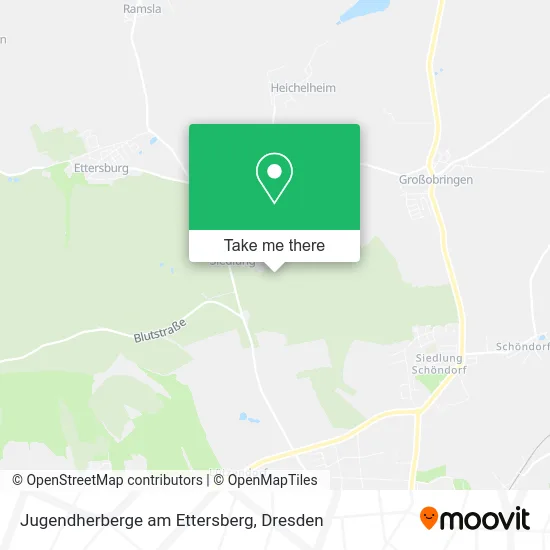 Карта Jugendherberge am Ettersberg