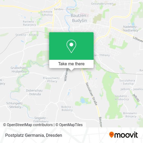 Карта Postplatz Germania