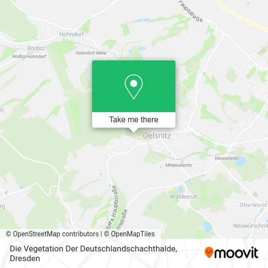 Карта Die Vegetation Der Deutschlandschachthalde